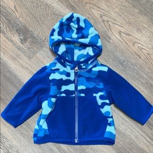 The North Face fleece 0-3 months.